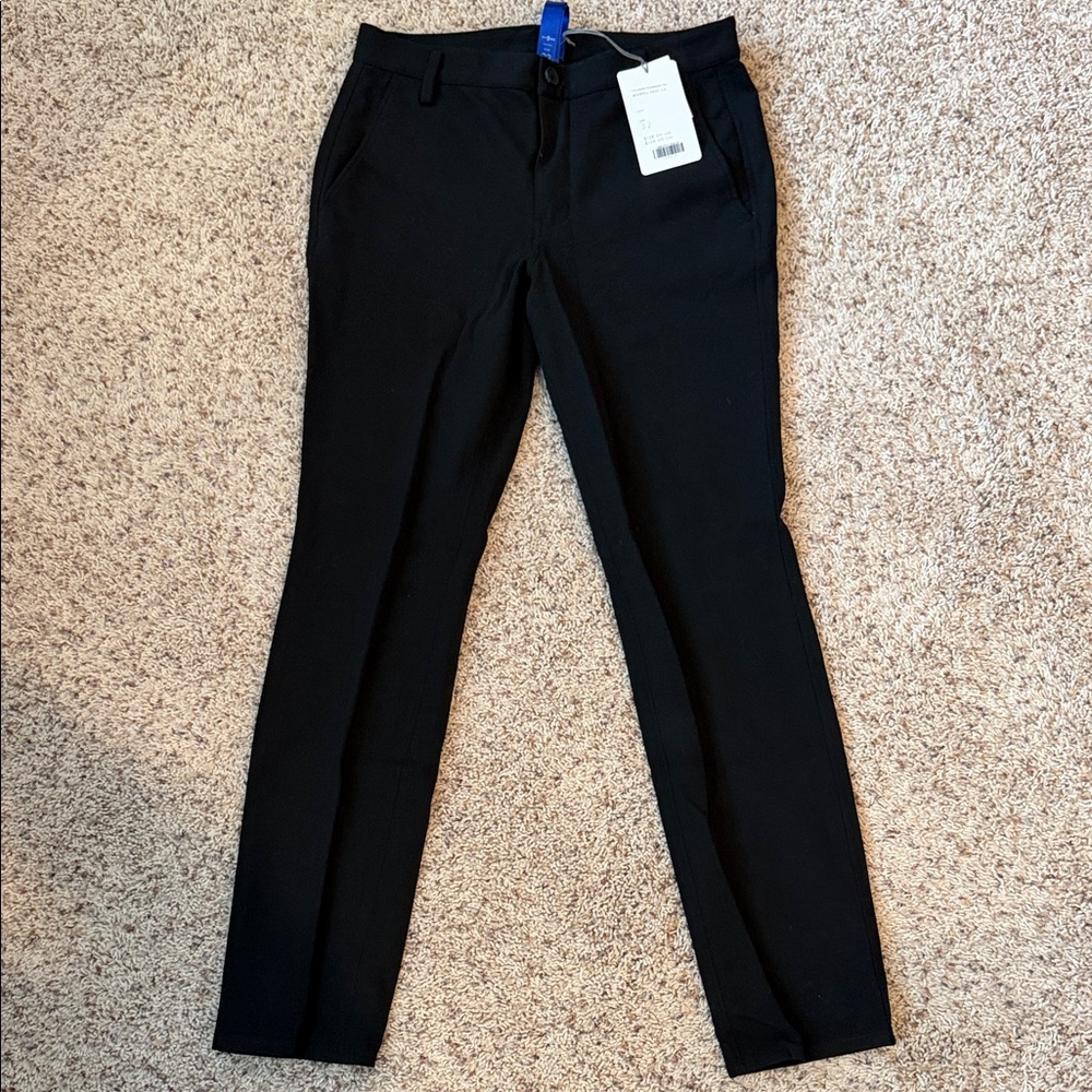 Kit and Ace Men's Black Dress Trousers